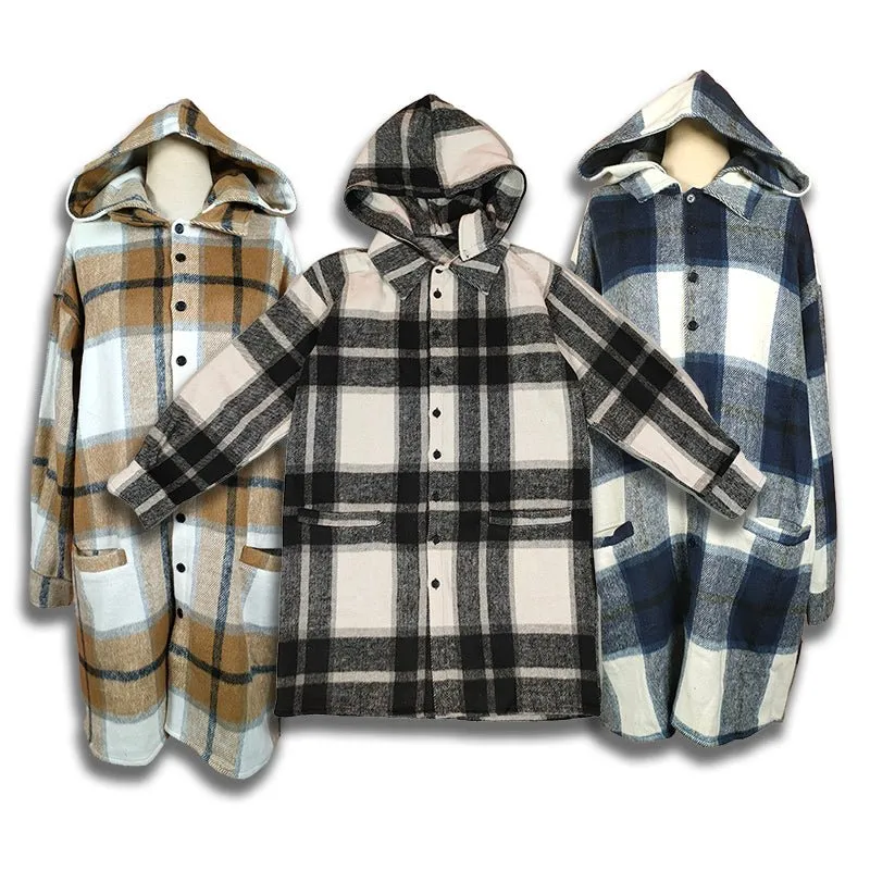 Tarrakoota hooded Unisex 3/4 Coat