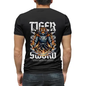 Tiger Mens cotton printed T-shirt