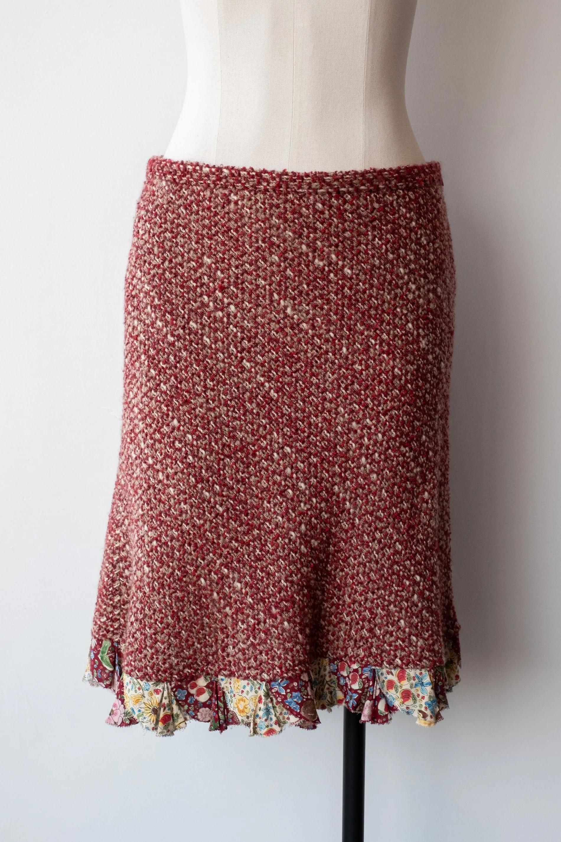 Vintage Moschino Tweed Blazer and Skirt Set