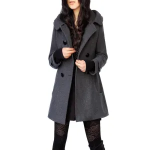 Winter Hooded Chic Woolen Coats