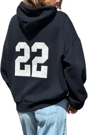 Women Oversized Graphic Hoodie Y2k Teen Girls Preppy Sweatshirt Long Sleeve Hooded Pullover Top Loose Aesthetic