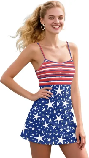 Women Sport Dress Set 2 in 1 Summer Golf Tennis Athletic Activewear Outfits with Built in Short XS-XXL