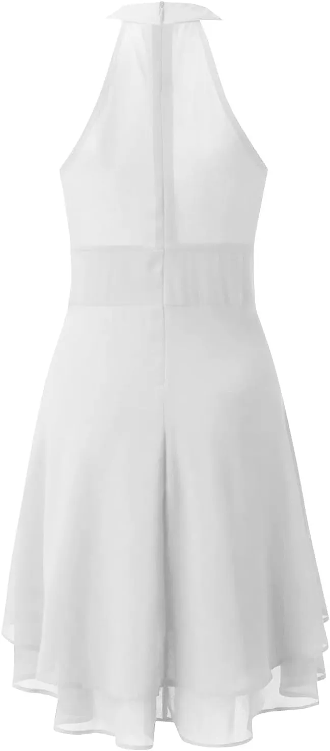 Women's Cocktail Dresses Sexy Elegant Trendy Solid Color Cold Shoulder Prom Party Midi Dress, S-5XL