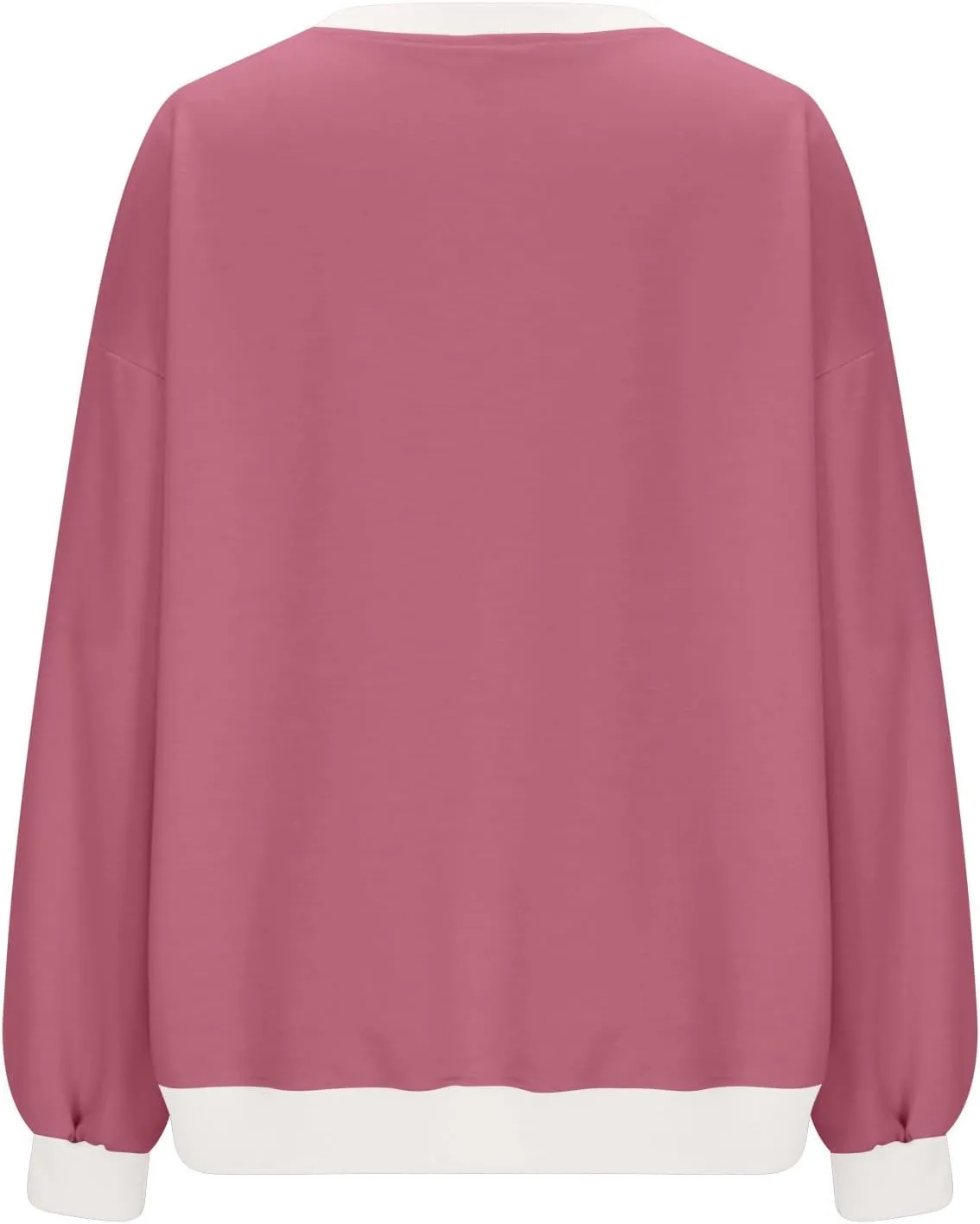 Womens Colorblock Shirt Casual Crew Neck Sweatshirt Fall Long Sleeve Sweatshirt Loose Fitting Tunic Tops Blouse