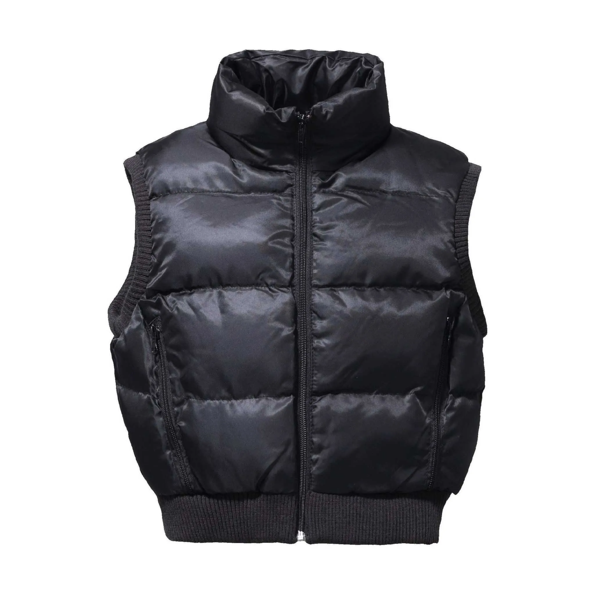 Women's Lightweight Cropped Winter Vest - Warm & Stylish Sleeveless Jacket