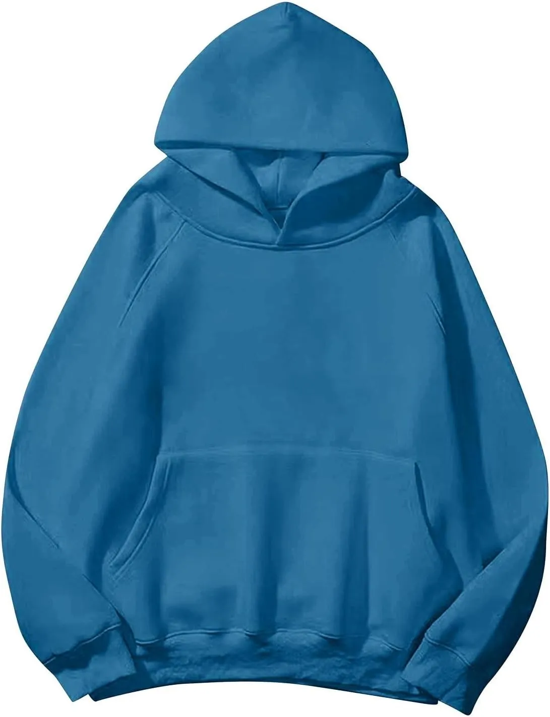 Womens Oversized Hoodies Hooded Sweatshirts Raglan Sleeve Sweater Tunic Tops Fall Winter Outfits