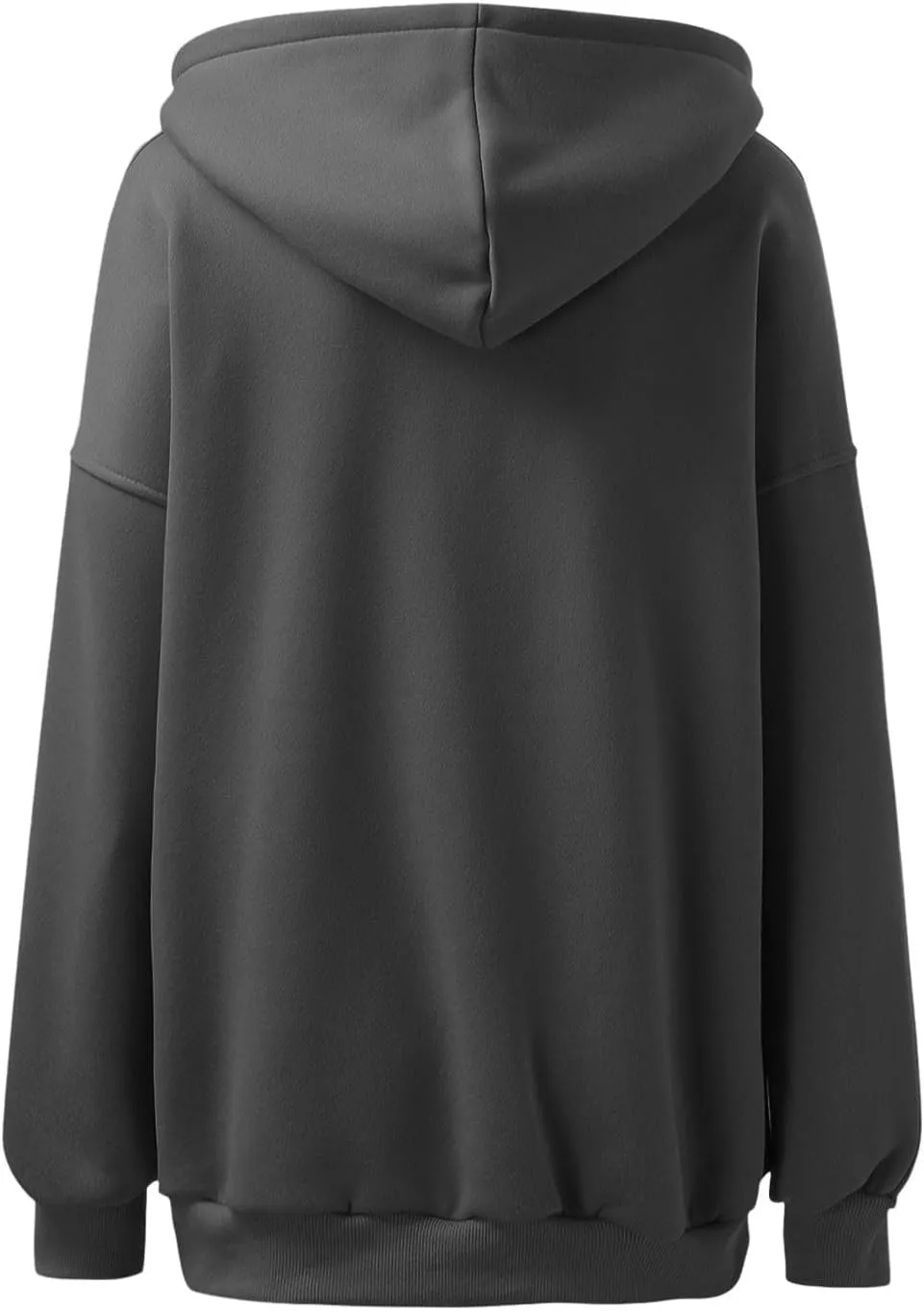 Womens Oversized Hoodies V Neck Long Sleeve Pullover Sweatshirts Tops Casual Fall Outfits Teen Girls 2024 Trendy