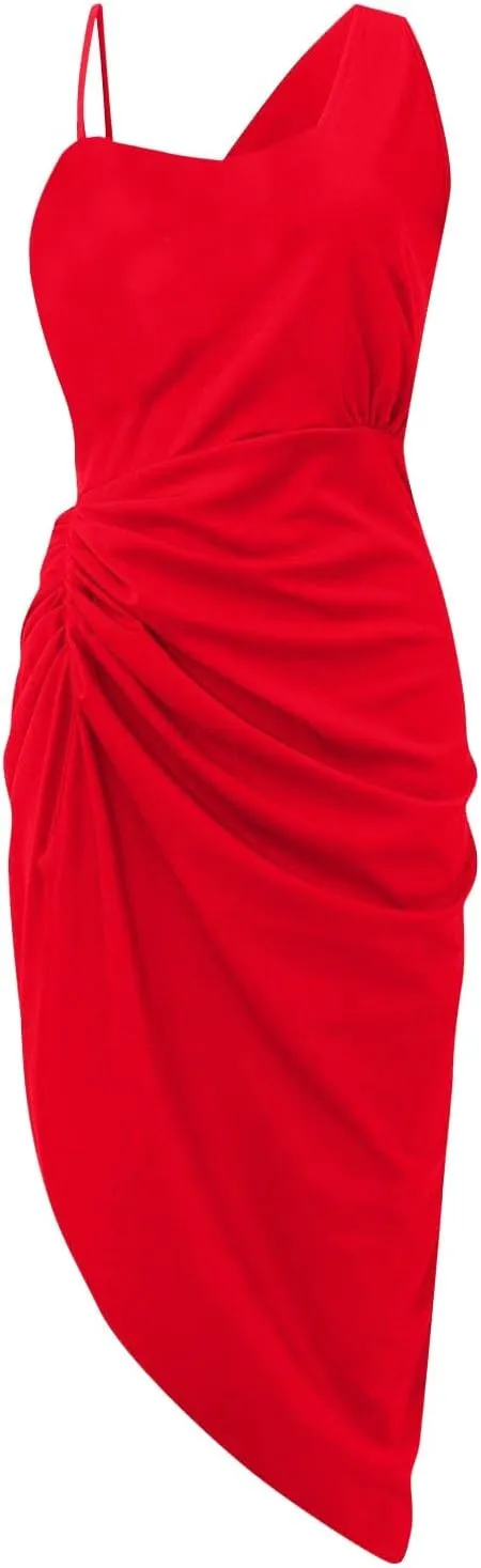 ZEFOTIM Sexy Dresses for Women 2024 Sleeeless Midi Bodycon Slit Dress Sexy Wrap Party Club Dresses